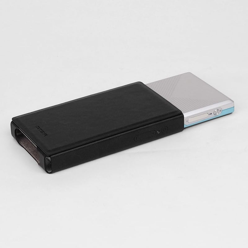 MITER Case for FiiO JM21, Handmade Artificial PU Leather Cover for fiio-jm21 (Light Black) - Image 5